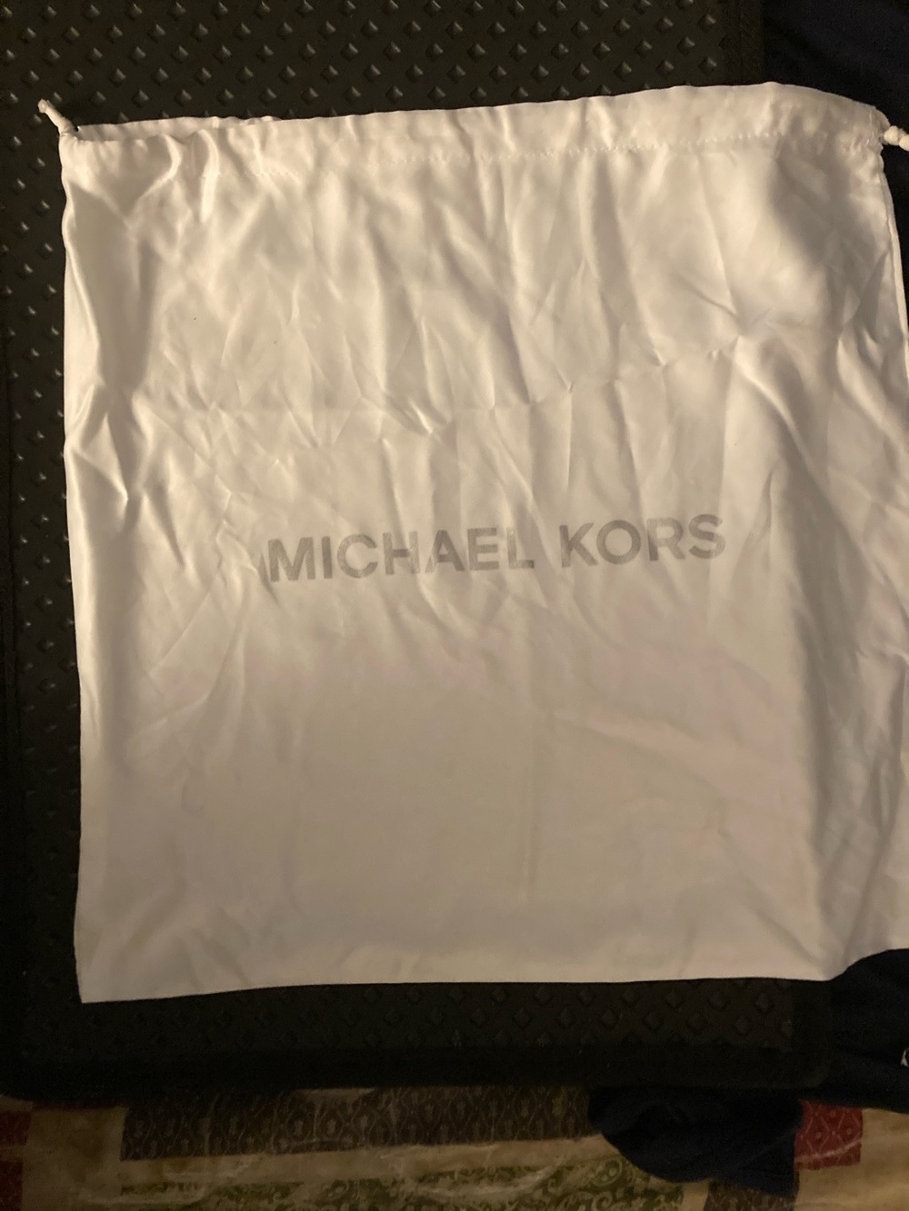 Michael Kors White Drawstring Dust Bag